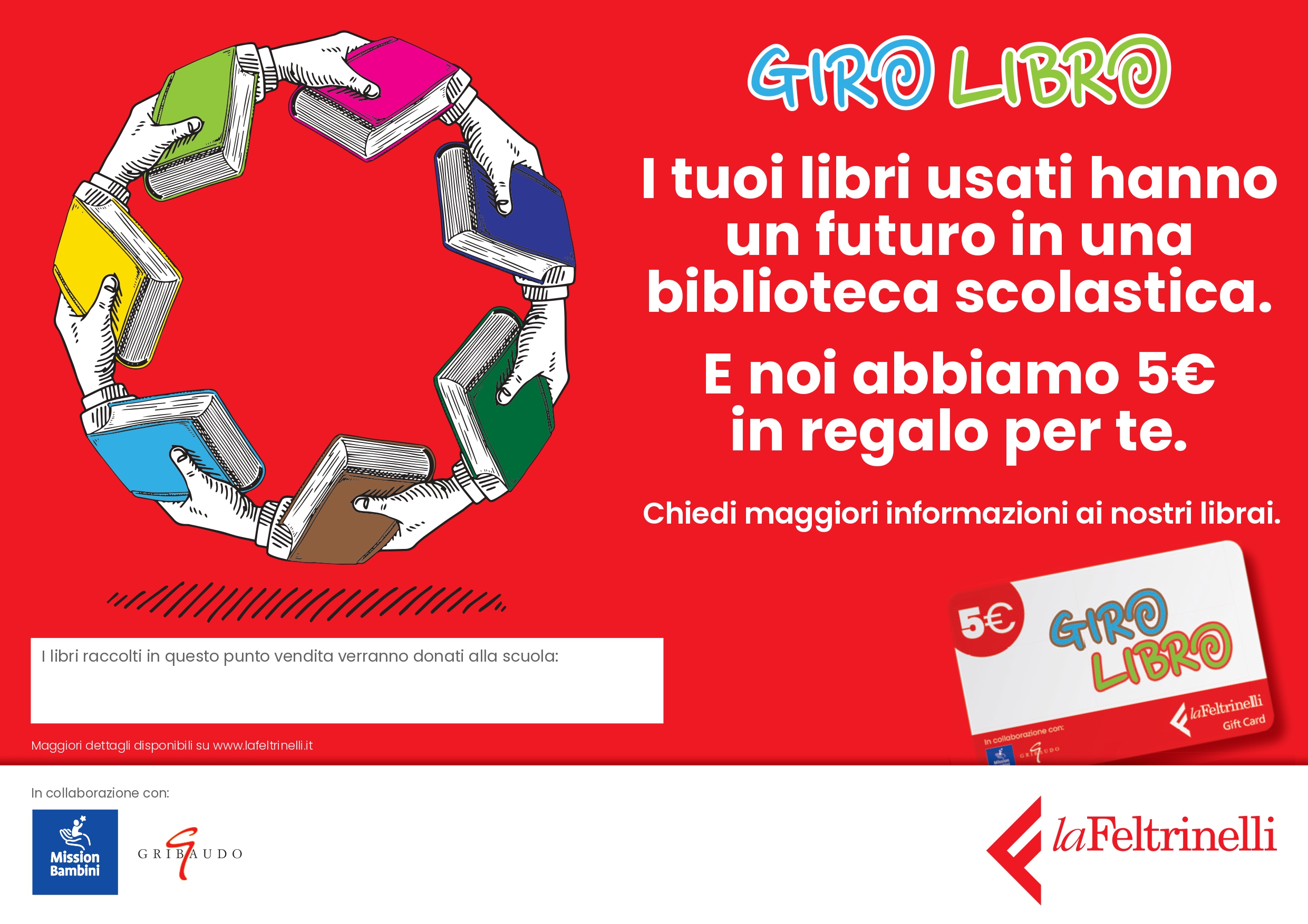 iniziativa Feltrinelli sui libri