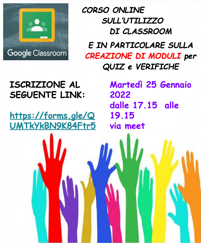 Corso per docenti: Classroom