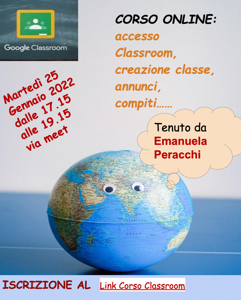 Corso per docenti: Classroom