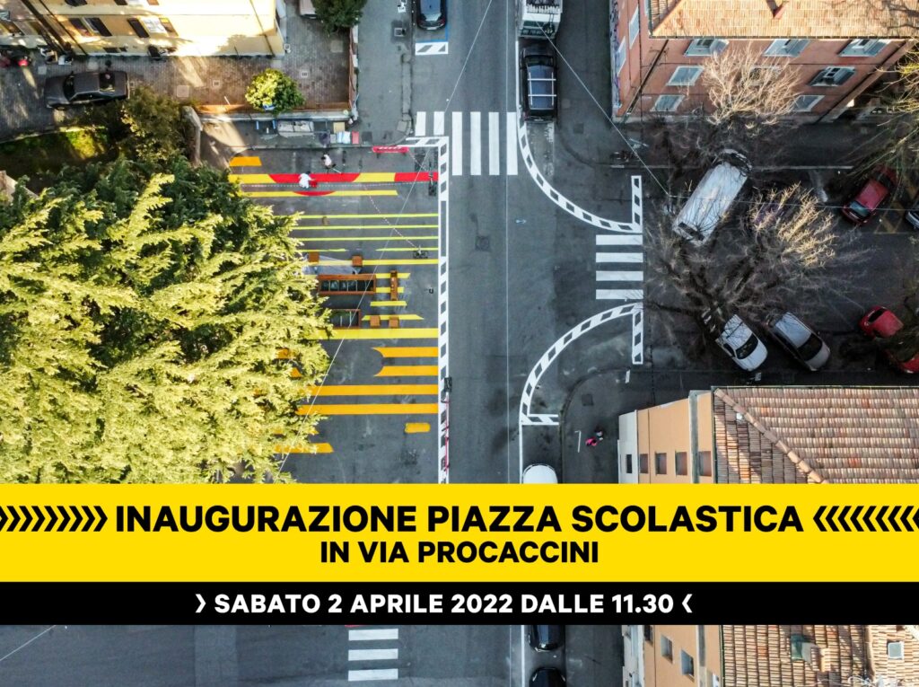 Inaugurazione piazzetta scolastica di Via Procaccini