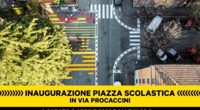 Inaugurazione piazzetta scolastica di Via Procaccini